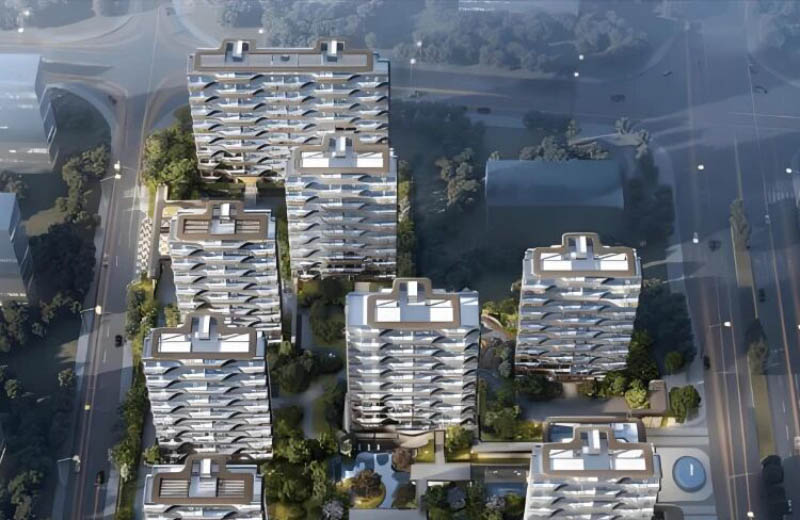 现代幕墙与四代住宅的对话：远大铝业为青岛“上郡赋”披上光影华服